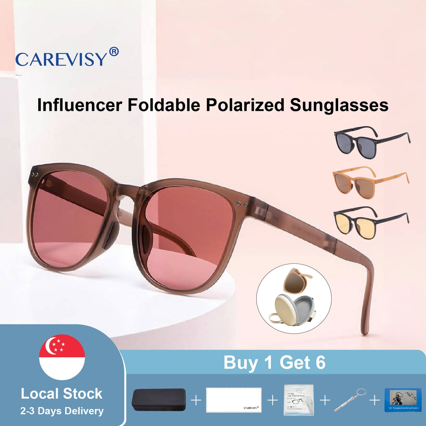 Foldable Influencer Sunglasses C6101