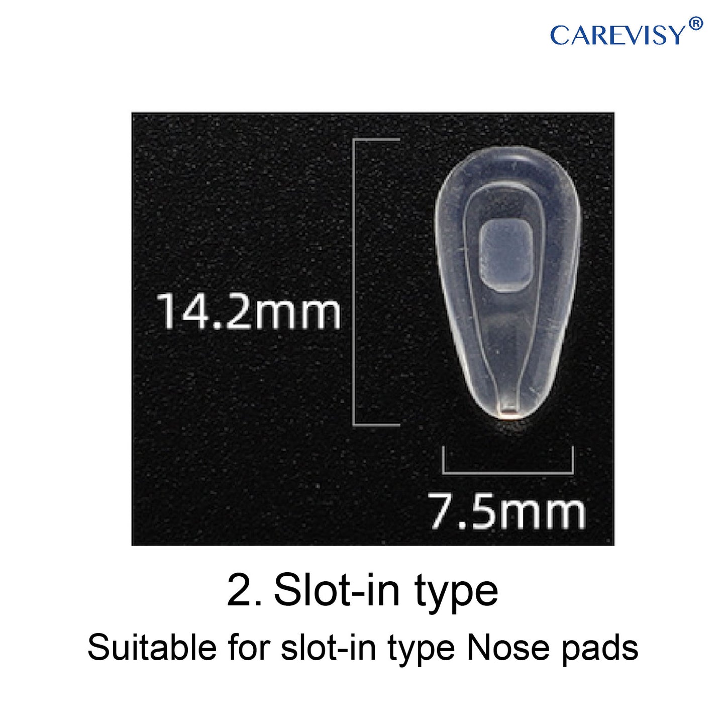 Silicone Air Cushion Nose Pads C6025