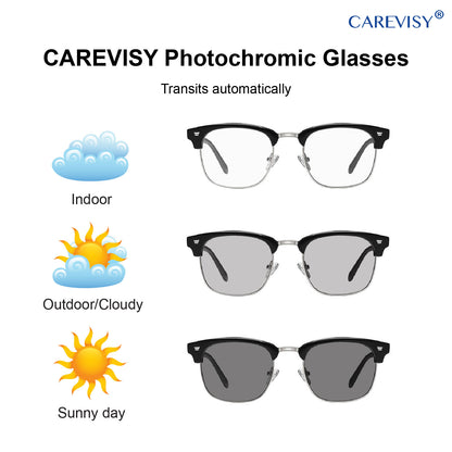 Photochromic Anti Blue Light Glasses Sunglasses C6051