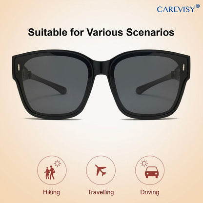 Foldable Wear-over Sunglasses C6097