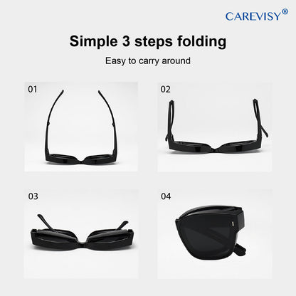 Foldable Wear-over Sunglasses C6097