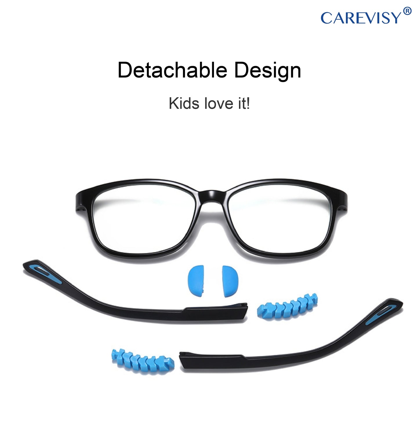 Detachable Anti-blue Light Glasses Kids