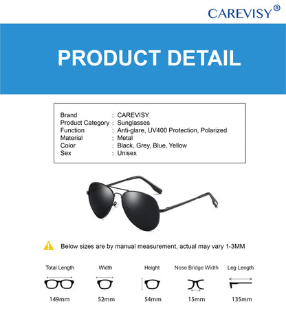 Aviator Polarized Sunglasses C6021