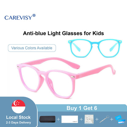 Flexible Anti Blue Light Glasses Kids C6011