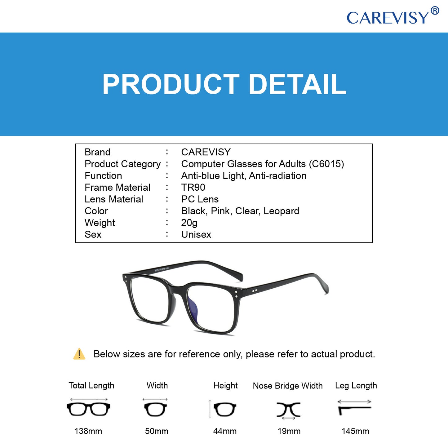 TR90 Anti Blue Light Glasses C6015