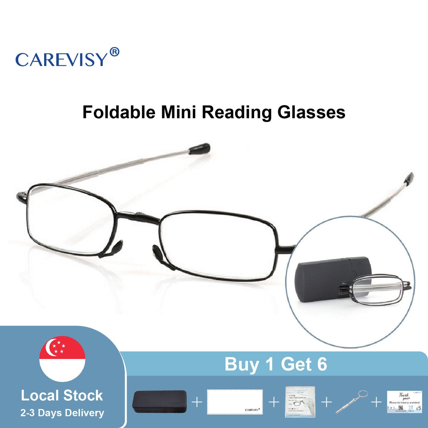 Mini Foldable Reading Glasses C6018