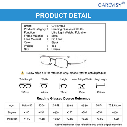 Mini Foldable Reading Glasses C6018