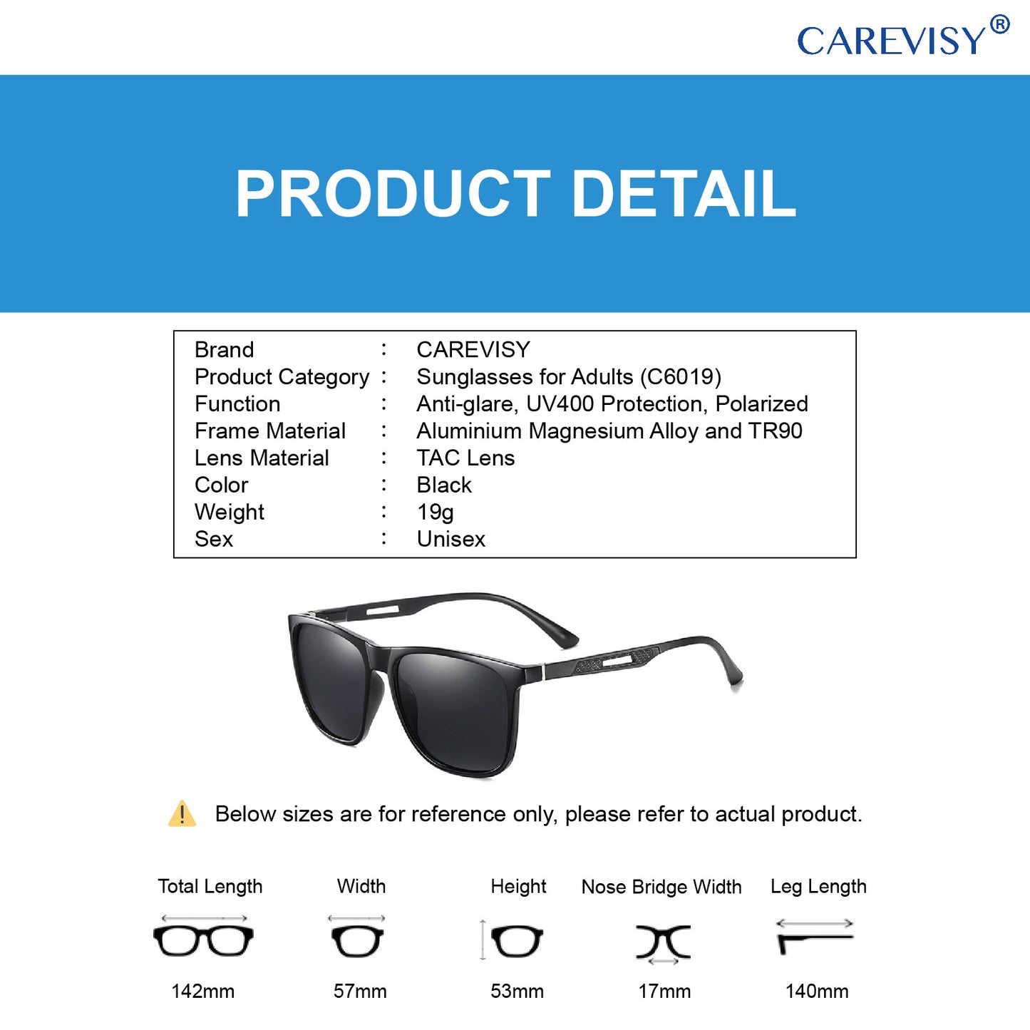 Fashion Polarized Sunglasses C6019