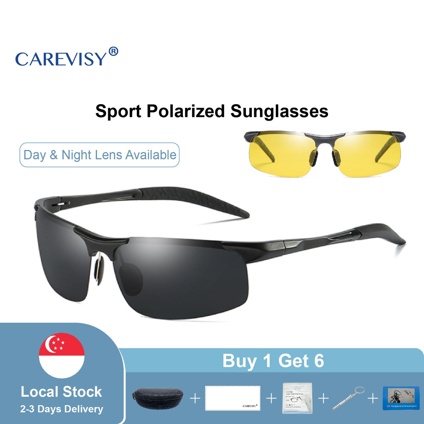 Sport Polarized Sunglasses C6020