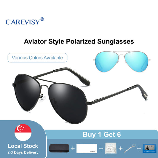 Aviator Polarized Sunglasses C6021