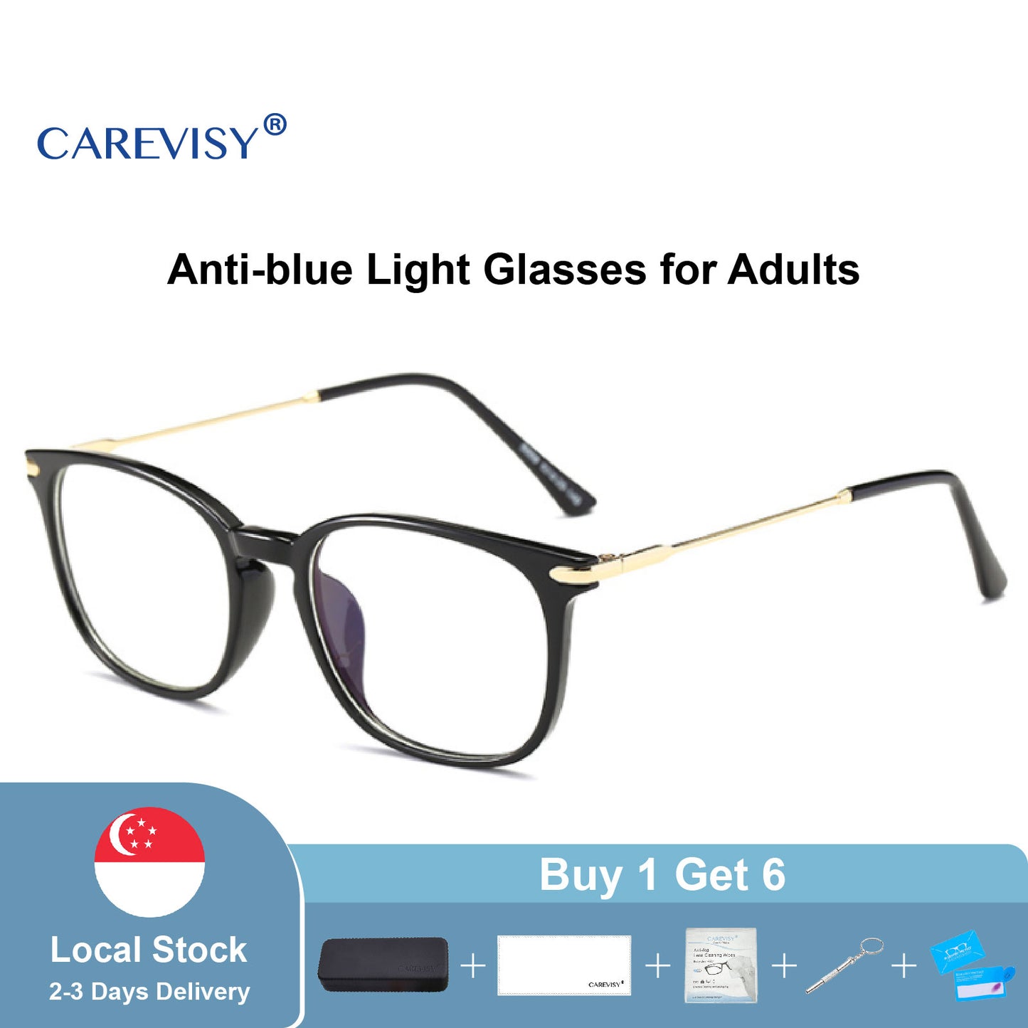 Trendy Anti Blue Light Glasses C6022