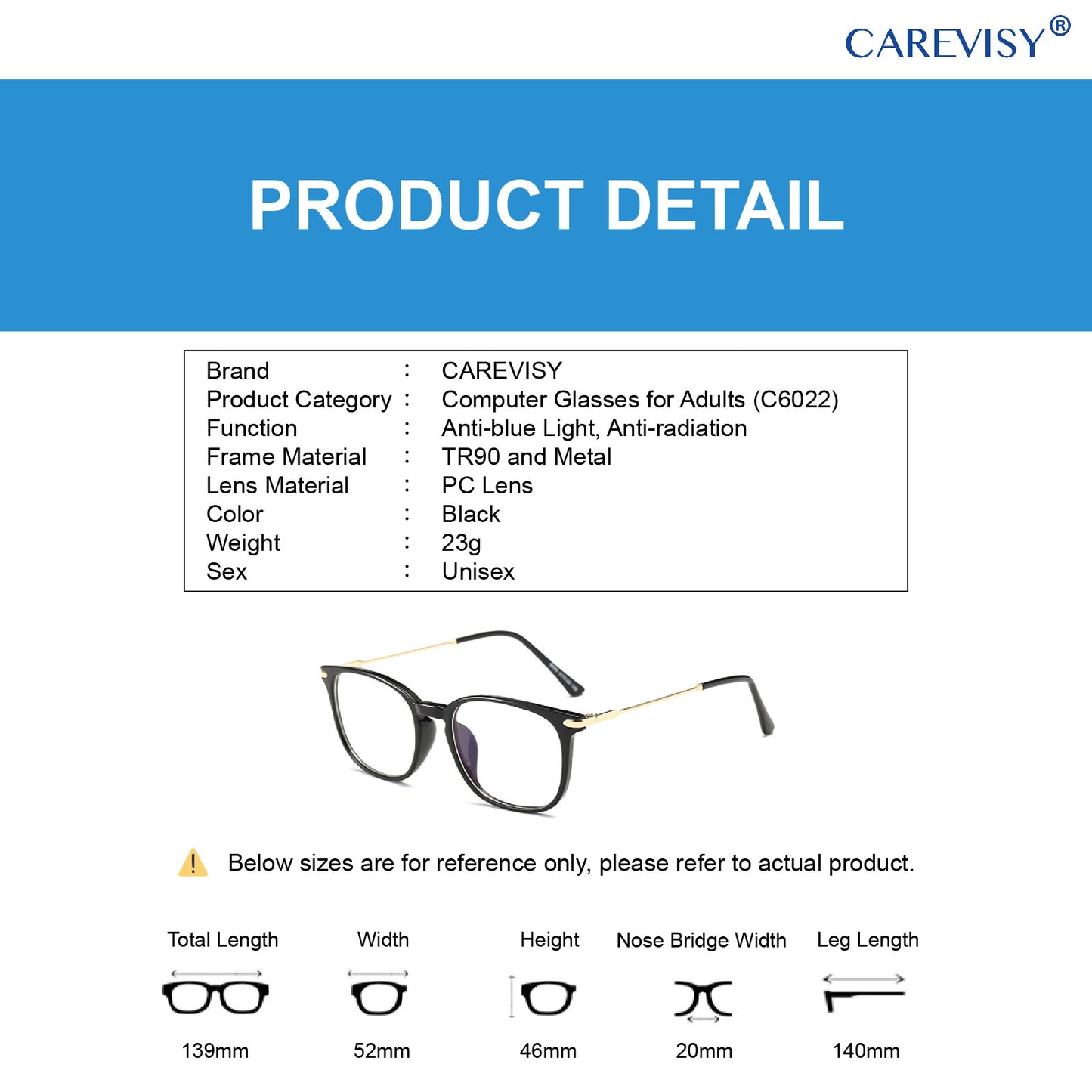 Trendy Anti Blue Light Glasses C6022