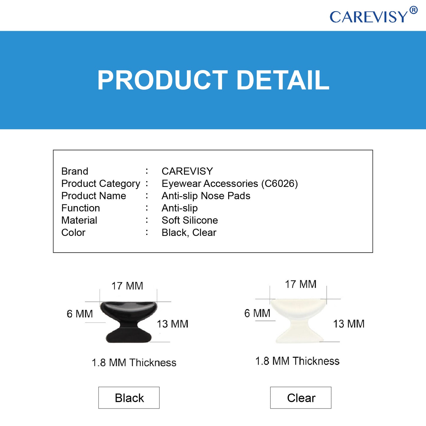 Anti Slip Nose Pads C6026