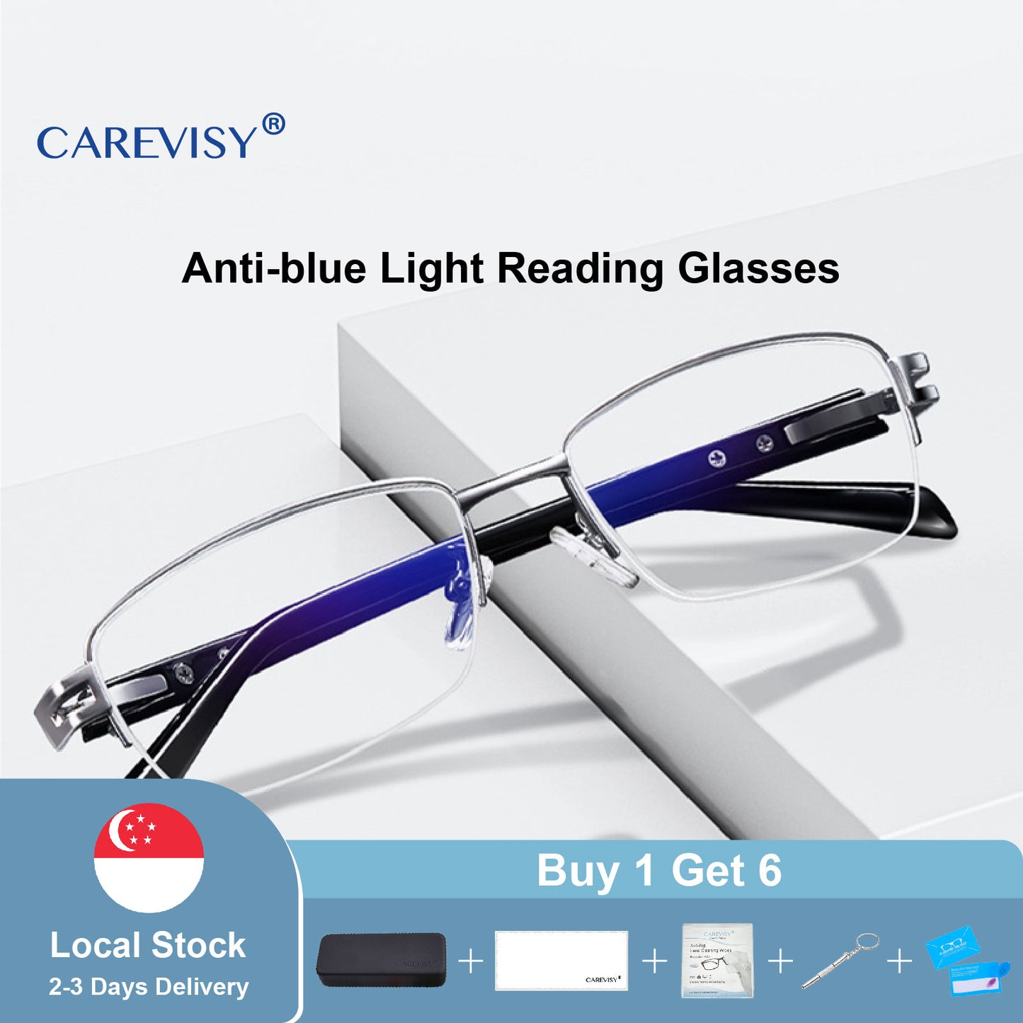 Elegant Anti-Blue Reading Glasses C6031