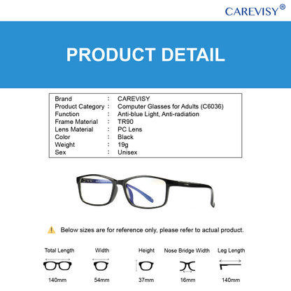 TR90 Anti Blue Light Glasses C6036