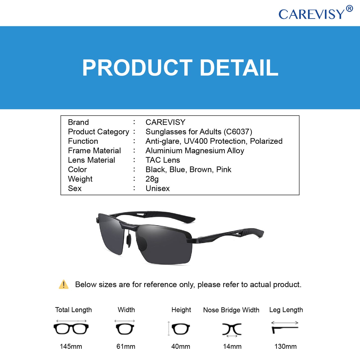 Sport Polarized Sunglasses C6037