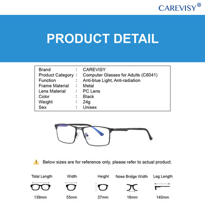 Business Anti Blue Light Glasses C6041