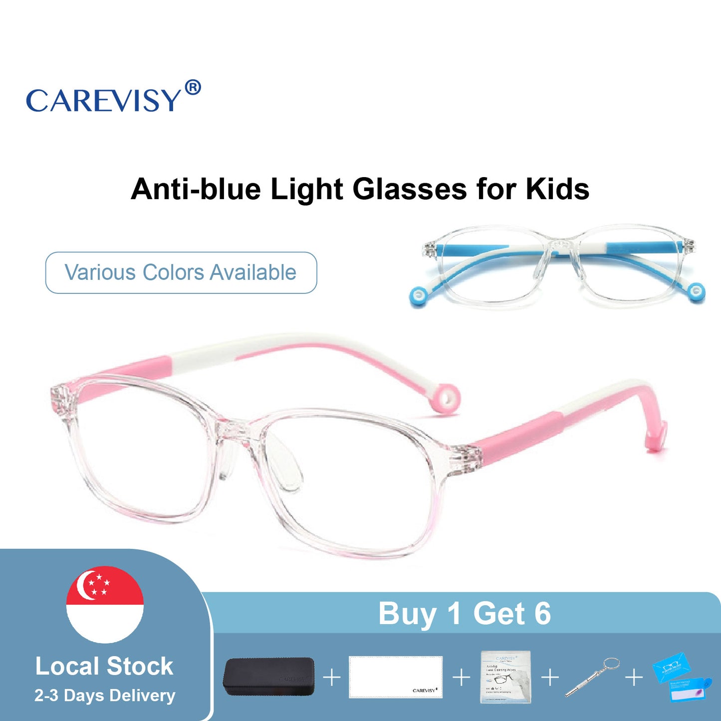 TR90 Anti Blue Light Glasses Kids C6058