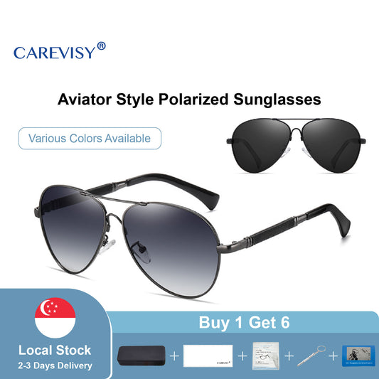 Aviator Polarized Sunglasses C6061