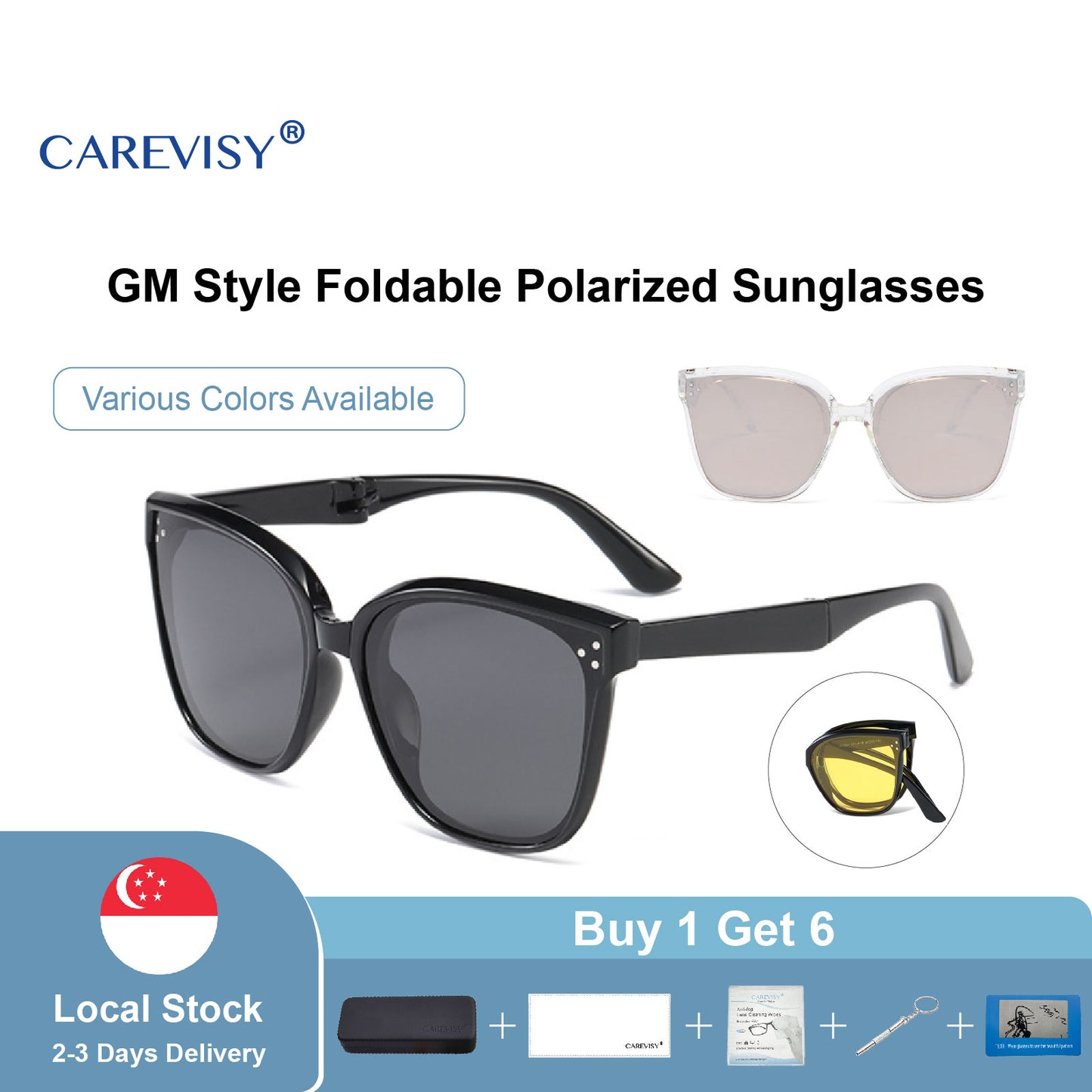 GM Style Foldable Sunglasses C6066