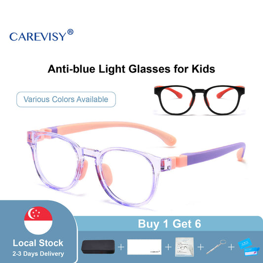 Silicone Anti-blue Light Glasses Kids C6070