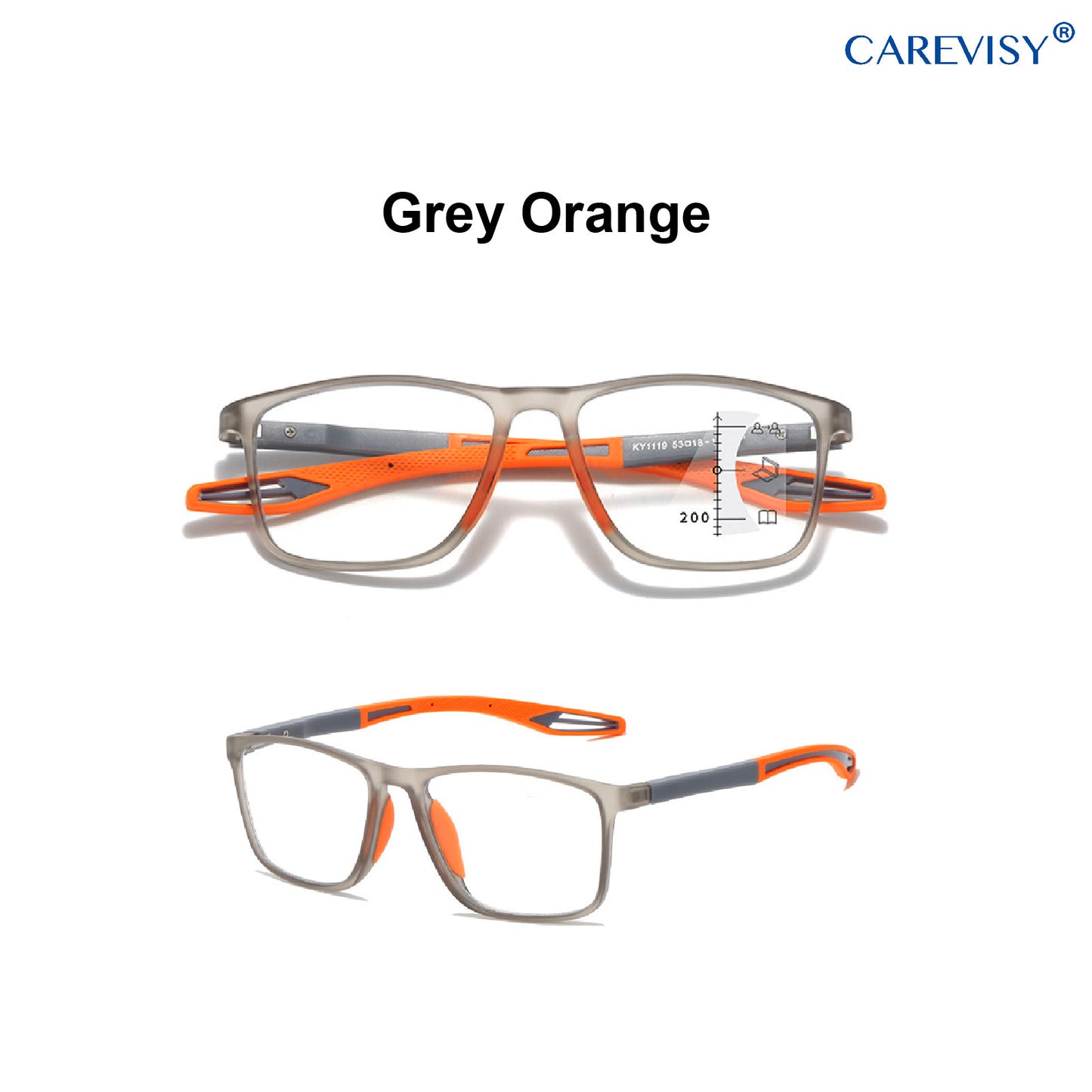 Flexible Progressive Anti-blue Light Reading Glasses C6084