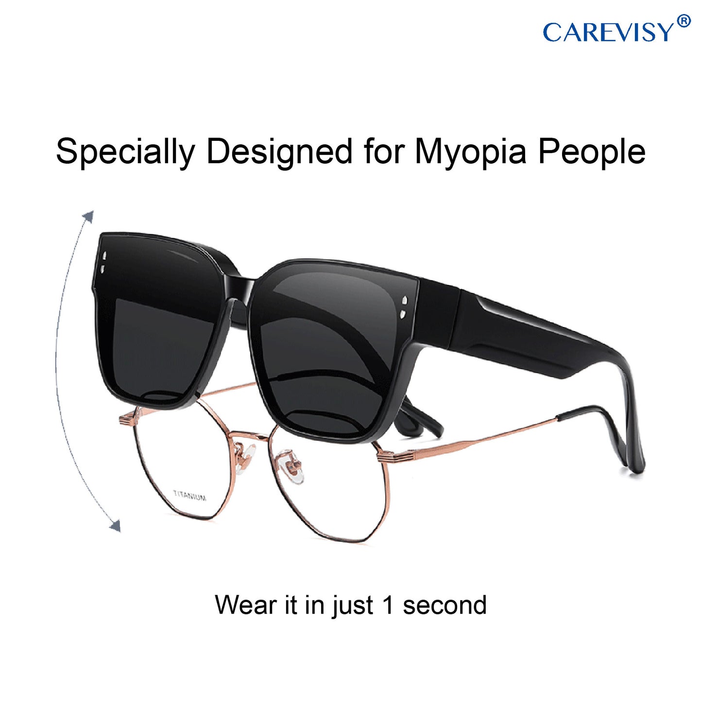 Wear Over Myopia Sunglasses C6086