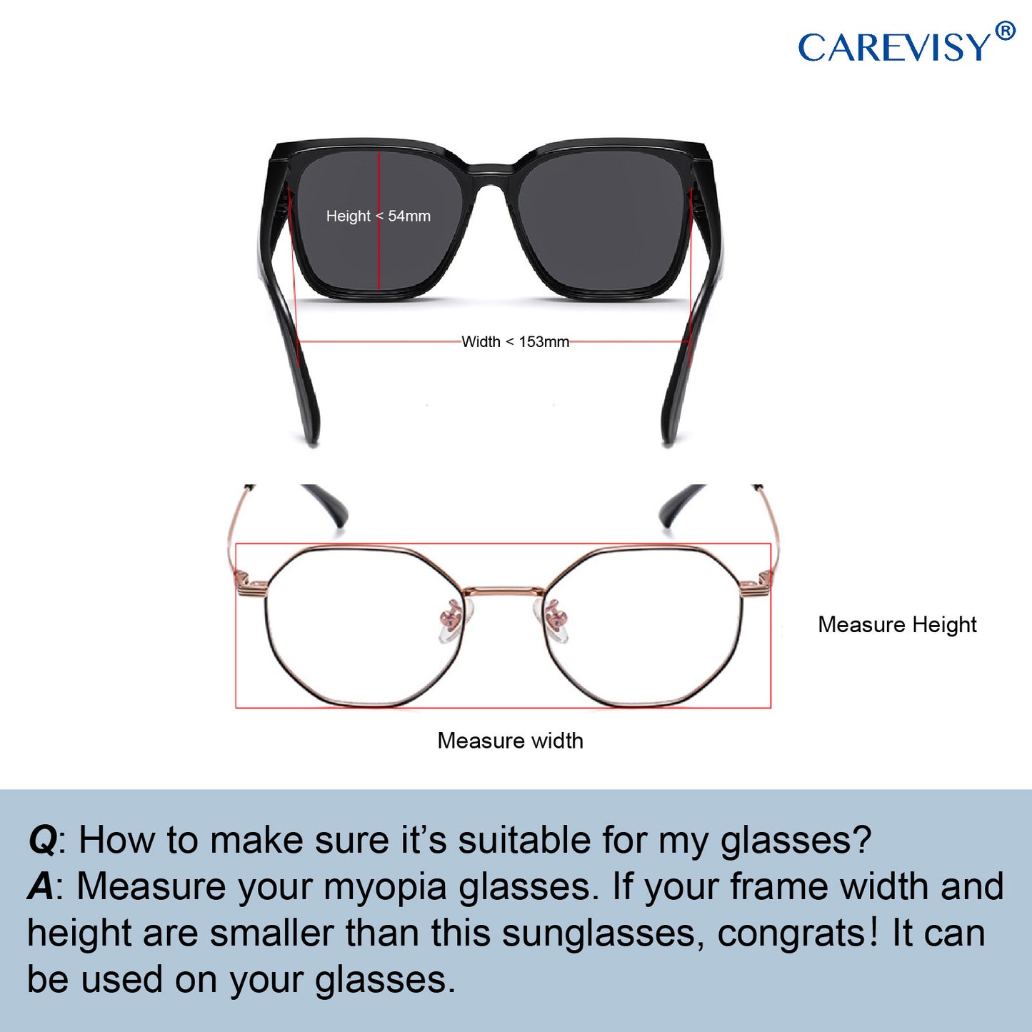 Wear Over Myopia Sunglasses C6086