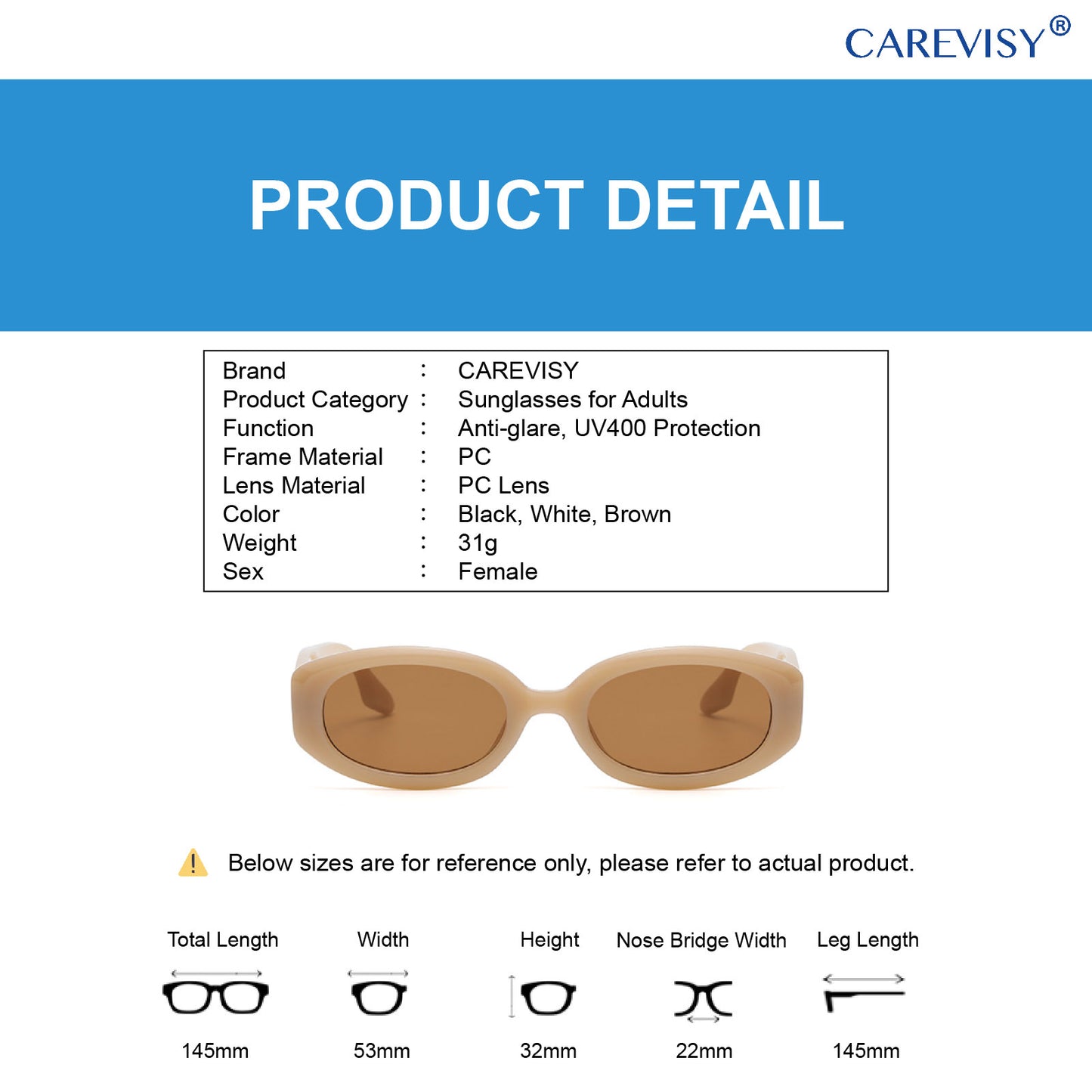 Influencer Oval Sunglasses C6087