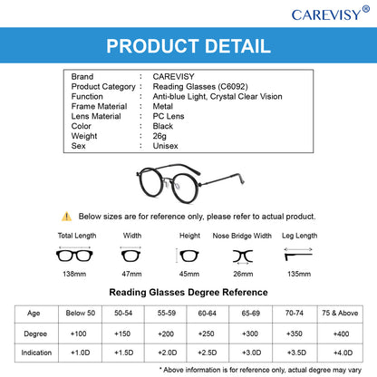 Retro Reading Glasses C6092