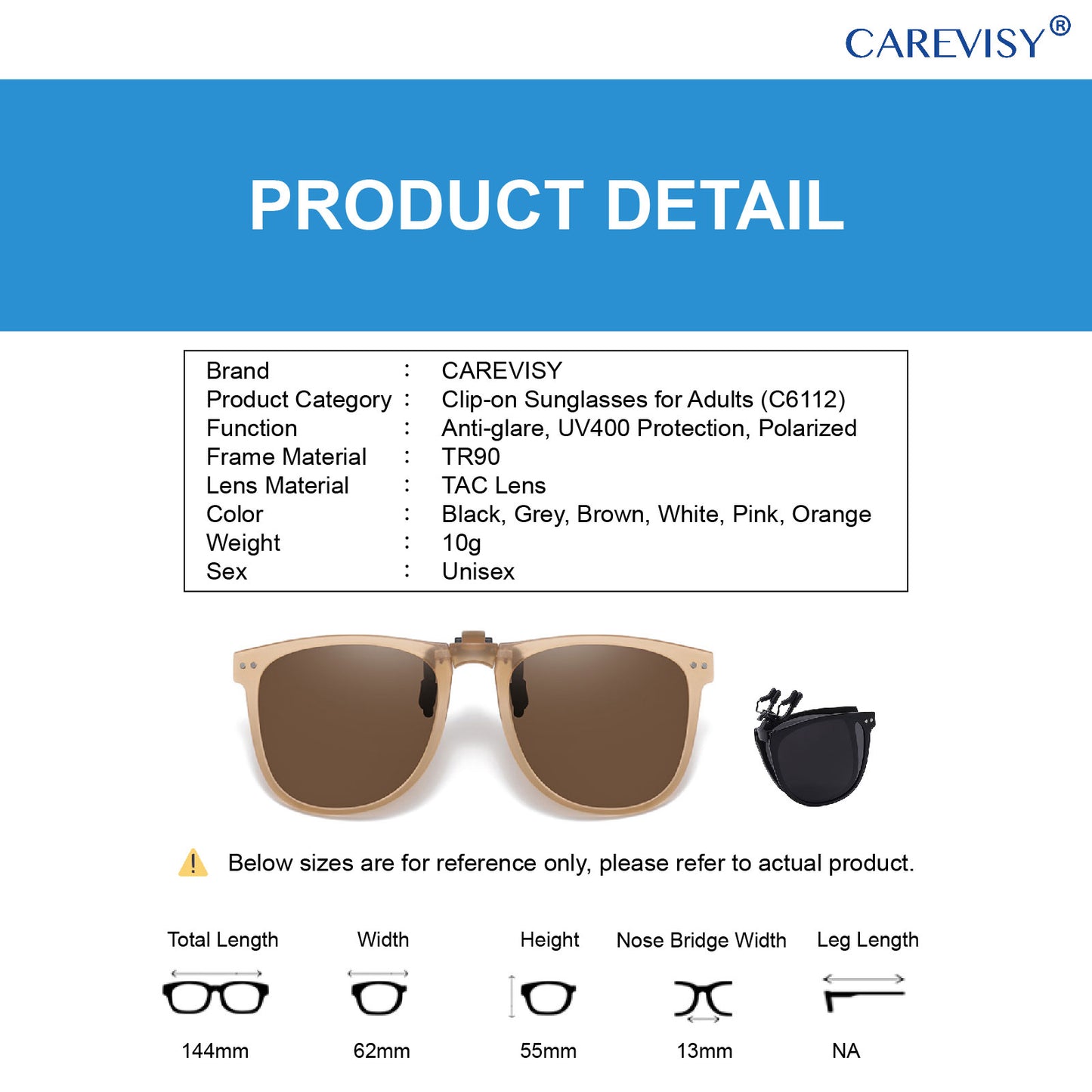 Clip-on Sunglasses C6112