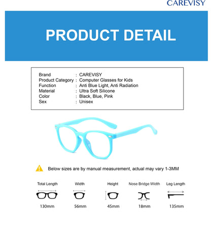 Flexible Anti Blue Light Glasses Kids C6011