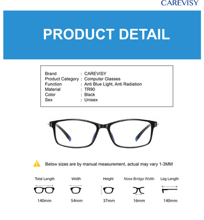 TR90 Anti Blue Light Glasses C6036