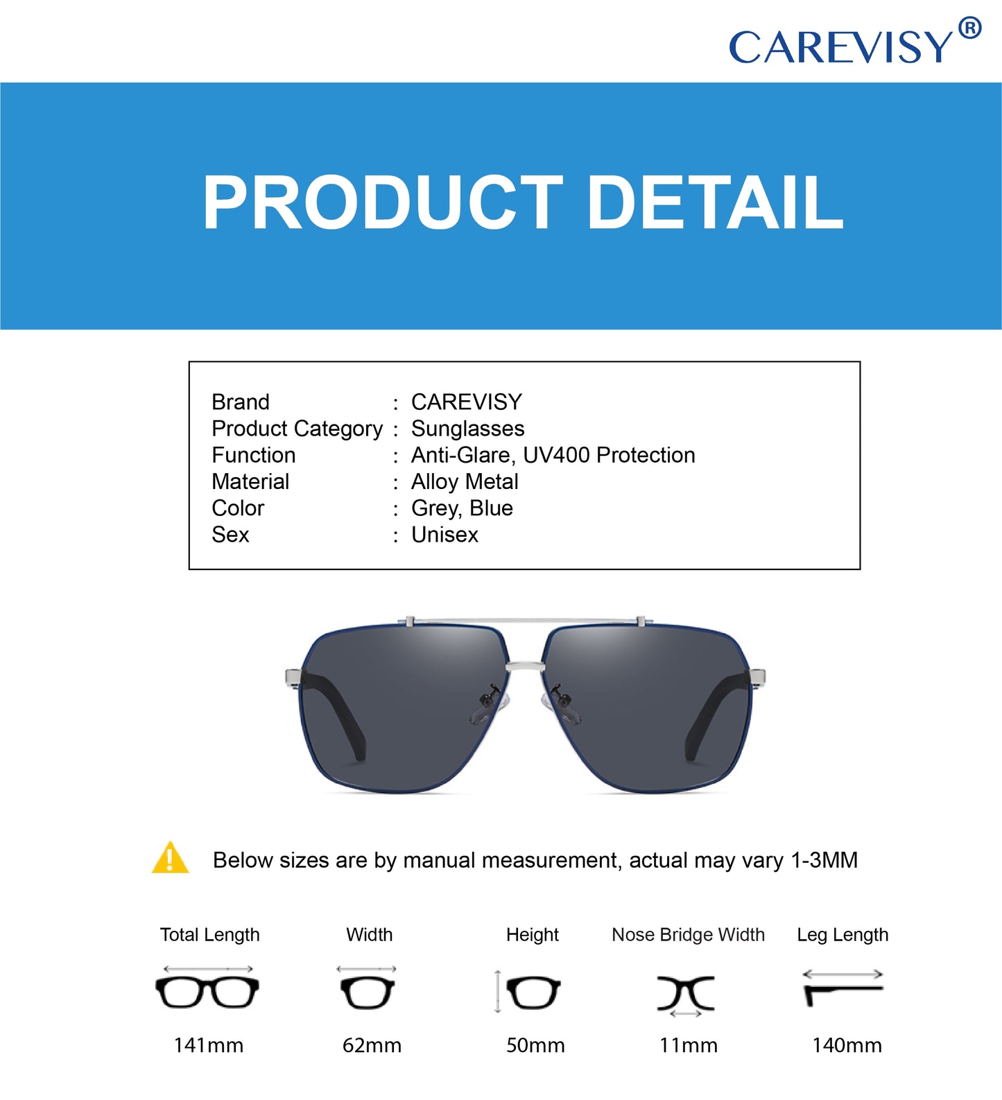 Trendy Polarized Sunglasses C6062