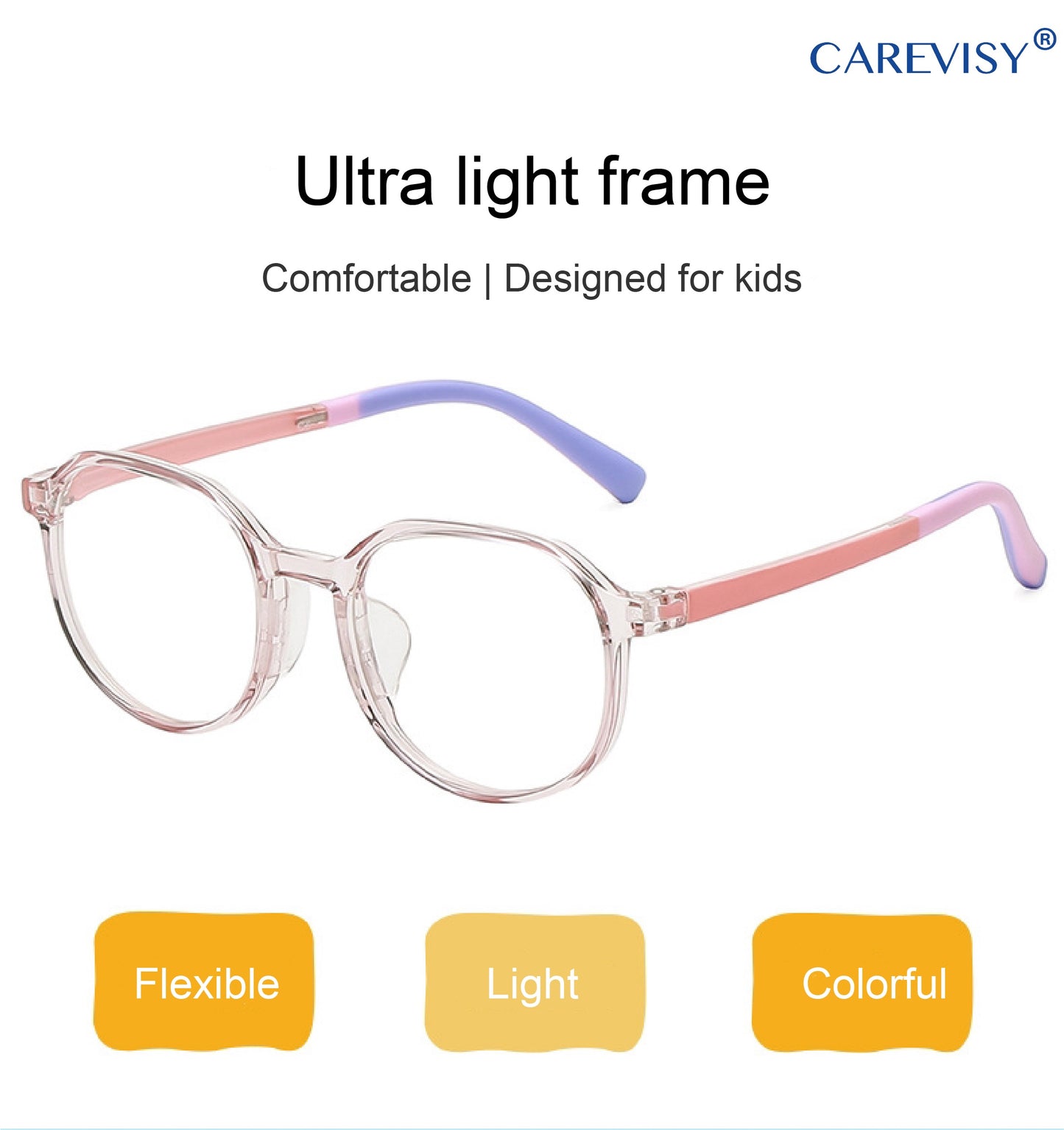 Colorful Anti-blue Light Glasses Kids C6071