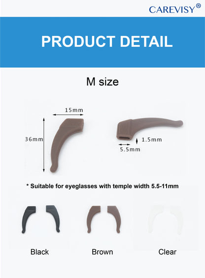 Silicone Anti Slip Eyeglasses Ear Hook C6056