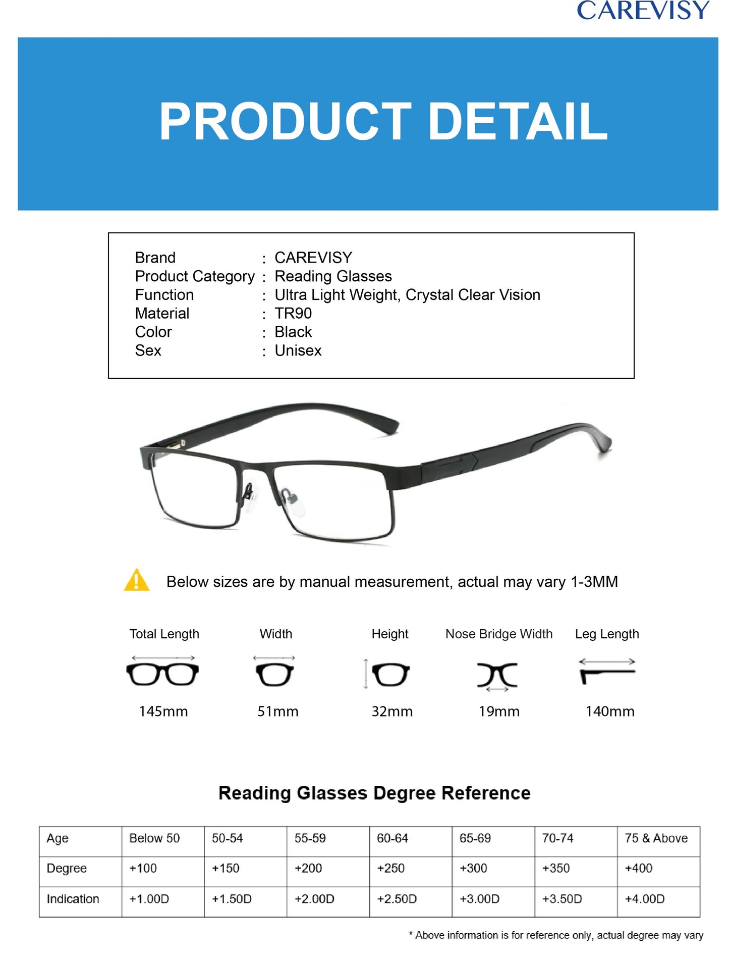 Classic Reading Glasses C6006