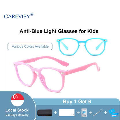 Flexible Anti Blue Light Glasses Kids C6011