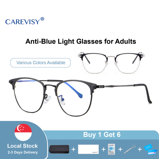 Retro Anti Blue Light Glasses C6013