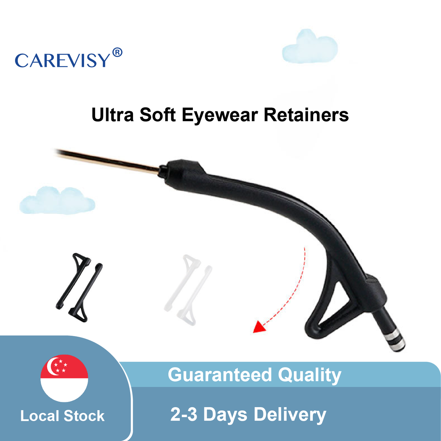 Sport Anti Slip Eyewear Retainer with Hook C6024