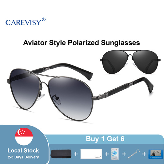 Aviator Polarized Sunglasses C6061