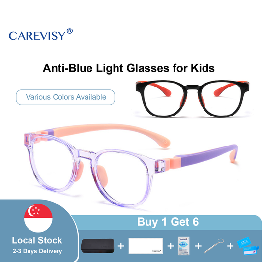 Silicone Anti-blue Light Glasses Kids C6070