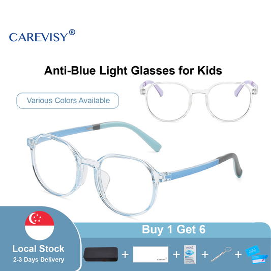 Colorful Anti-blue Light Glasses Kids C6071